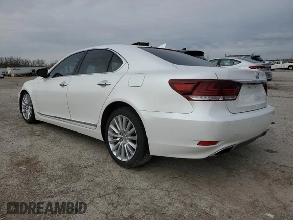2016 Lexus LS 460 z VIN JTHCL5EF2G5026979, wystawiony jako Copart lot #50082125 z przebiegiem 99 336 mil mil oraz Szkoda całkowita • Salvage title. Historia ofert i sprzedaży dostępna na DreamBid. Obrazek 2.