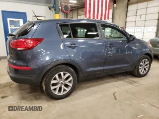 2015 Kia Sportage LX with VIN KNDPBCAC1F7773871, listed as a Copart auction lot 42285355 with 163,646 mi miles and Salvage Title. Bid and sale history available at carsss.com. Image 3.