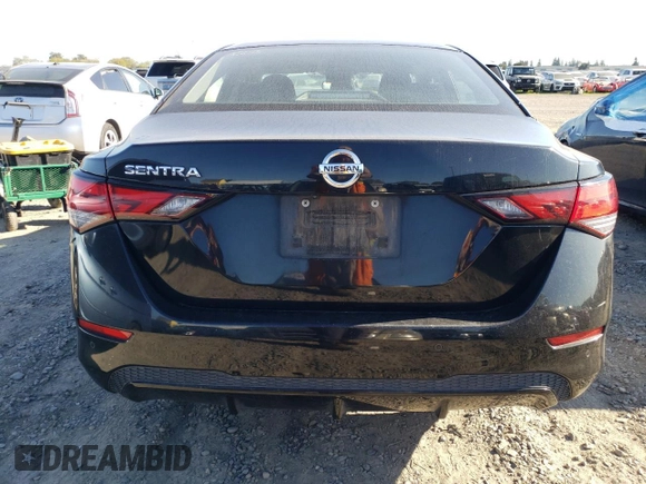 2020 Nissan Sentra S with VIN 3N1AB8BVXLY230437, listed as a Copart auction lot 50471005 with 134,605 mi miles and Clean Title. Bid and sale history available at carsss.com. Image 6.