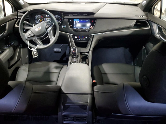 2025 Cadillac XT5 FWD Premium Luxury with VIN 1GYKNCRS7SZ121276, listed as a Copart auction lot 53470215 with 9,415 mi miles and Clean Title. Bid and sale history available at carsss.com. Image 8.
