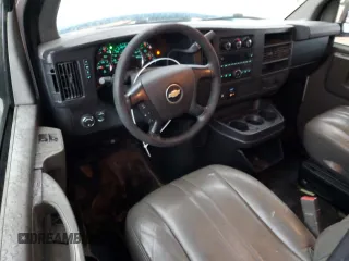 2015 Chevrolet Express Cargo with VIN 1GCWGFCF9F1276785, listed as a Copart auction lot 44939555 with 216,253 mi miles and Salvage title. Bid and sale history available at DreamBid. Image 8.