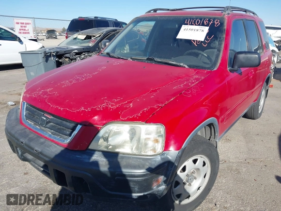 2001 Honda CR-V LX with VIN JHLRD28481S013666, listed as a IAAI auction lot 41501878 with 183,965 mi miles. Bid and sale history available at carsss.com. Image 2.