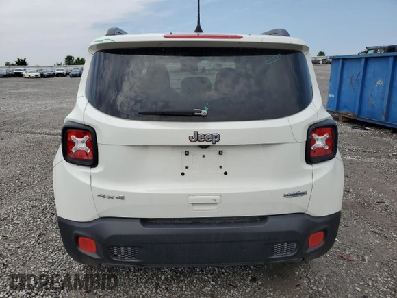 2018 Jeep Renegade Latitude with VIN ZACCJBBB2JPJ43495, listed as a Copart auction lot 56929015 with 115,808 mi miles and Salvage title. Bid and sale history available at DreamBid. Image 6.
