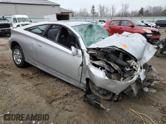 2002 Toyota Celica GT with VIN JTDDR32T320116652, listed as a Copart auction lot 83857114 with 0 mi miles and Salvage Title. Bid and sale history available at carsss.com. Image 4.
