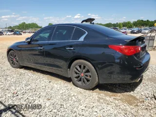 2015 Infiniti Q50 Premium with VIN JN1BV7AR1FM400234, listed as a Copart auction lot 56018895 with 96,695 mi miles and Clean Title. Bid and sale history available at DreamBid. Image 2.