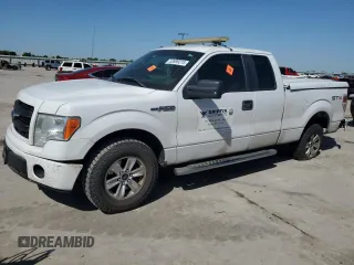2013 Ford F-150 XL with VIN 1FTFX1CF8DFC11624, listed as a Copart auction lot 52699215 with 201,598 mi miles and Salvage Title. Bid and sale history available at carsss.com. Image 1.