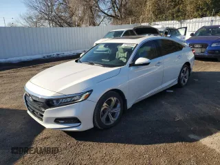 2018 Honda Accord EX-L z VIN 1HGCV1F56JA164759, wystawiony jako Copart lot #47455895 z przebiegiem 139 061 mil mil oraz Szkoda całkowita • Salvage title. Historia ofert i sprzedaży dostępna na DreamBid. Obrazek 1.