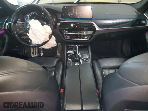 2018 BMW 5 Series 540i xDrive z VIN WBAJE7C59JWC56481, wystawiony jako Copart lot #50831085 z przebiegiem 105 558 mil mil oraz Szkoda całkowita • Salvage title. Historia ofert i sprzedaży dostępna na DreamBid. Obrazek 8.