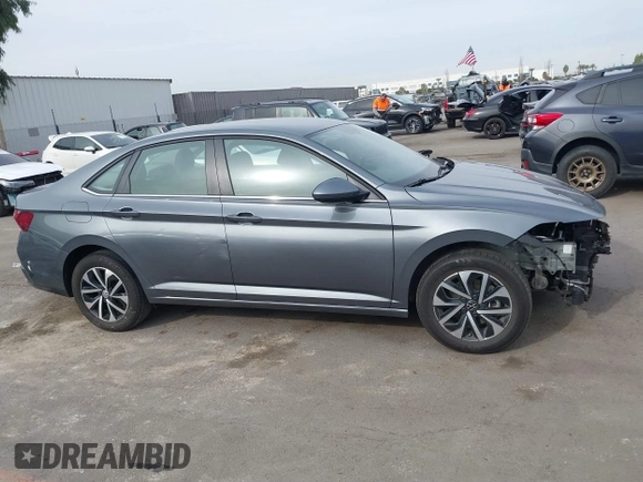 2023 Volkswagen Jetta S with VIN 3VW5M7BU3PM061883, listed as a IAAI auction lot 41073584 with 40,842 mi miles and . Bid and sale history available at DreamBid. Image 14.