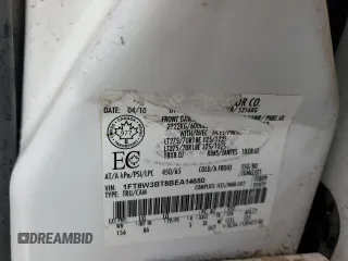 2011 Ford F-350 XL with VIN 1FT8W3BT8BEA14650, listed as a Copart auction lot 77662334 with 338,883 mi miles and Salvage title. Bid and sale history available at DreamBid. Image 13.