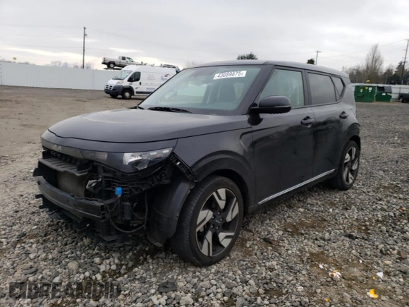 2023 Kia Soul GT-Line with VIN KNDJ53AU1P7850200, listed as a Copart auction lot 43089875 with 36,886 mi miles and Salvage Title. Bid and sale history available at carsss.com. Image 1.