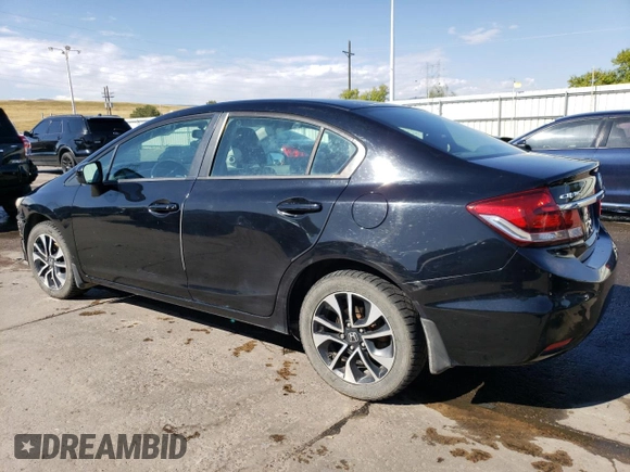2014 Honda Civic Sedan EX with VIN 19XFB2F8XEE274575, listed as a Copart auction lot 72812584 with 151,172 mi miles and Salvage Title. Bid and sale history available at carsss.com. Image 2.