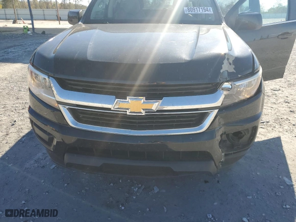 2017 Chevrolet Colorado 2WD WT with VIN 1GCGSBEA8H1308464, listed as a Copart auction lot 80917194 with 75,661 mi miles and Salvage Title. Bid and sale history available at carsss.com. Image 13.