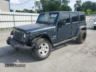 2008 Jeep Wrangler Unlimited X with VIN 1J4GA39188L520203, listed as a Copart auction lot 55226525 with 144,560 mi miles and Salvage Title. Bid and sale history available at carsss.com. Image 1.