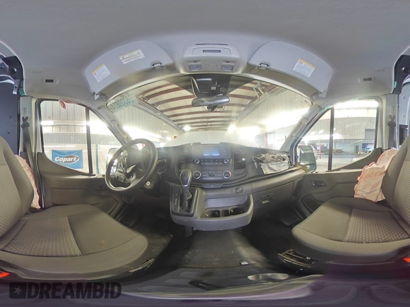 2024 Ford Transit Cargo with VIN 1FTBR1C88RKA39474, listed as a Copart auction lot 86339884 with Not Provided miles and Salvage Title. Bid and sale history available at DreamBid. Image 14.