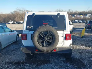 2021 Jeep Wrangler Unlimited Sahara with VIN 1C4HJXEG1MW597905, listed as a IAAI auction lot 41327138 with Not provided miles and . Bid and sale history available at DreamBid. Image 17.