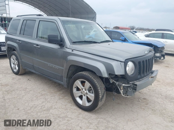 2014 Jeep Patriot Latitude with VIN 1C4NJPFAXED507693, listed as a IAAI auction lot 41701193 with 104,130 mi miles and . Bid and sale history available at DreamBid. Image 1.