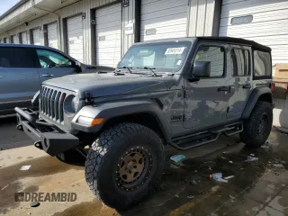 2023 Jeep Wrangler Sport S with VIN 1C4HJXDG8PW675134, listed as a Copart auction lot 85949314 with 19,128 mi miles and Salvage Title. Bid and sale history available at DreamBid. Image 1.
