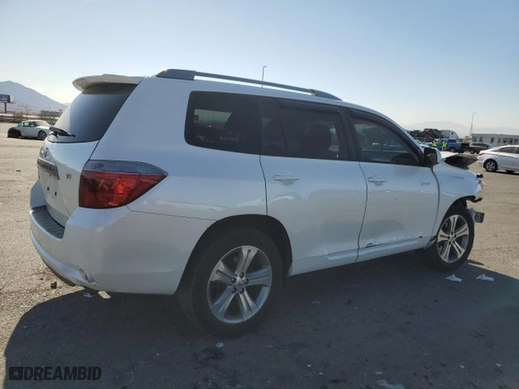 2009 Toyota Highlander Sport with VIN JTEDS43AX92090522, listed as a Copart auction lot 43193725 with 137,300 mi miles and Salvage Title. Bid and sale history available at carsss.com. Image 3.