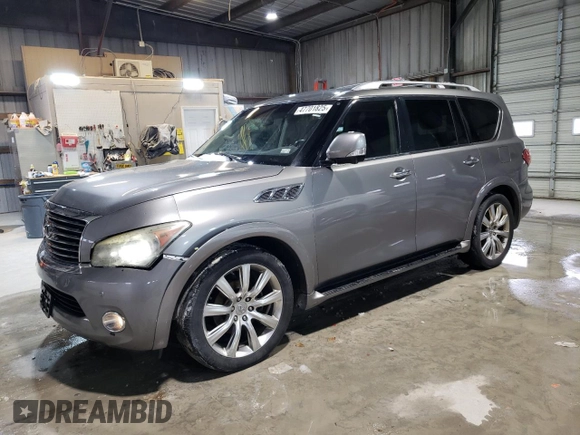 2013 Infiniti QX56 with VIN JN8AZ2NE7D9060941, listed as a Copart auction lot 47701825 with 225,553 mi miles and Clean Title. Bid and sale history available at carsss.com. Image 1.