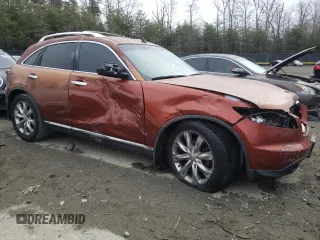 2006 Infiniti FX with VIN JNRBS08WX6X400546, listed as a Copart auction lot 49490105 with Not Provided miles and Non Repairable. Bid and sale history available at carsss.com. Image 4.