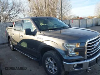 2015 Ford F-150 XLT with VIN 1FTEW1EP1FKE16670, listed as a IAAI auction lot 41120641 with 102,770 mi miles. Bid and sale history available at carsss.com. Image 1.