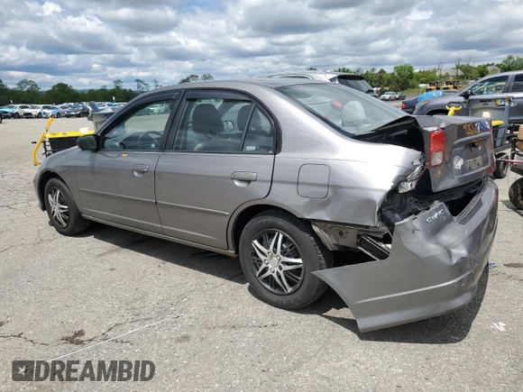 2004 Honda Civic LX z VIN 2HGES16514H556393, wystawiony jako Copart lot #58419375 z przebiegiem 153 990 mil mil oraz Szkoda całkowita • Salvage title. Historia ofert i sprzedaży dostępna na DreamBid. Obrazek 2.