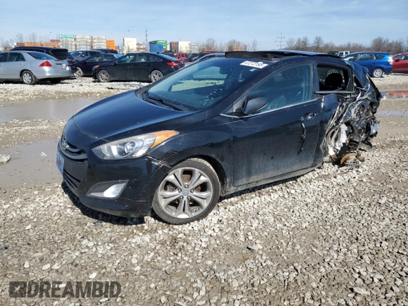 2013 Hyundai Elantra GT with VIN KMHD35LE7DU132034, listed as a Copart auction lot 47272195 with 169,980 mi miles and Salvage Title. Bid and sale history available at carsss.com. Image 1.