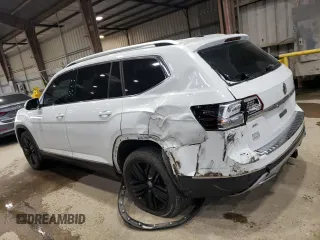 2019 Volkswagen Atlas SEL Premium z VIN 1V2NR2CA5KC530086, wystawiony jako Copart lot #55745515 z przebiegiem 96 092 mil mil oraz Szkoda całkowita • Salvage title. Historia ofert i sprzedaży dostępna na DreamBid. Obrazek 2.