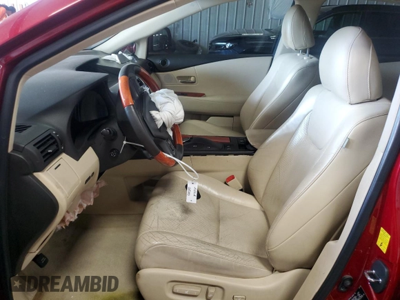 2010 Lexus RX 350 с VIN 2T2BK1BA3AC035763, выставлен на аукционе Copart как лот 62925285 с пробегом 183 473 миль миль и На запчасти • Non repairable. История ставок и продаж доступна на DreamBid. Изображение 7.