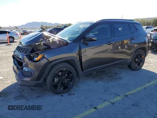 2020 Jeep Compass Latitude with VIN 3C4NJCBB3LT129392, listed as a Copart auction lot 46536425 with 86,197 mi miles and Salvage Title. Bid and sale history available at carsss.com. Image 1.