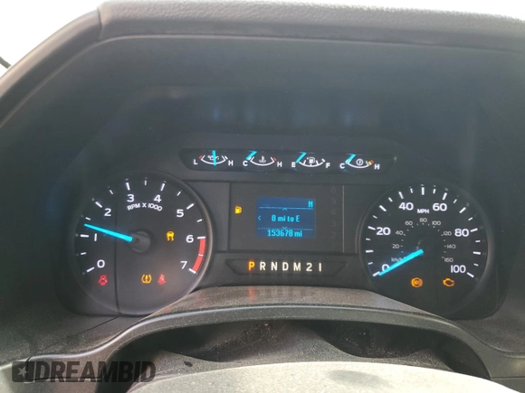 2019 Ford Super Duty F-250 SRW XL with VIN 1FT7W2A68KEE62694, listed as a Copart auction lot 82036854 with 153,678 mi miles and Salvage Title. Bid and sale history available at carsss.com. Image 9.