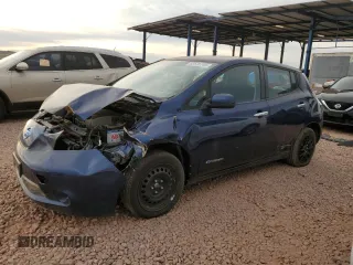 2016 Nissan LEAF S with VIN 1N4AZ0CP4GC307298, listed as a Copart auction lot 52575145 with 52,683 mi miles and Clean title. Bid and sale history available at DreamBid. Image 1.