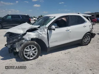 2024 Chevrolet Equinox LT with VIN 3GNAXUEG4RS126792, listed as a Copart auction lot 62879565 with Not provided miles and Non repairable. Bid and sale history available at DreamBid. Image 1.