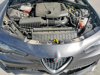 2022 Alfa Romeo Giulia Veloce with VIN ZARFAMBN5N7663737, listed as a Copart auction lot 49348295 with 18,709 mi miles and Salvage Title. Bid and sale history available at carsss.com. Image 11.