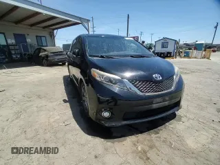 2017 Toyota Sienna SE with VIN 5TDXZ3DC5HS841623, listed as a Copart auction lot 64076295 with 181,575 mi miles and Salvage title. Bid and sale history available at DreamBid. Image 13.