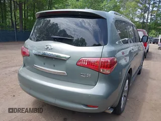 2011 Infiniti QX56 7-passenger with VIN JN8AZ2NEXB9000116, listed as a IAAI auction lot 42159602 with 119,325 mi miles. Bid and sale history available at carsss.com. Image 4.