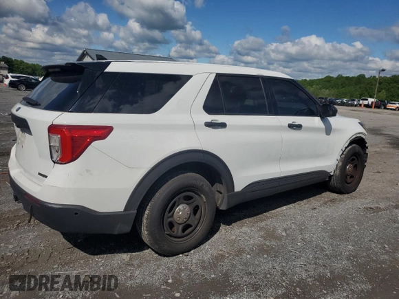 2020 Ford Police Interceptor Utility z VIN 1FM5K8AB5LGC36018, wystawiony jako Copart lot #56076965 z przebiegiem 43 525 mil mil oraz Czysty tytuł • Clean title. Historia ofert i sprzedaży dostępna na DreamBid. Obrazek 3.