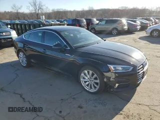 2018 Audi A5 Sportback Premium Plus with VIN WAUBNCF57JA113127, listed as a Copart auction lot 46731393 with 22,266 mi miles. Bid and sale history available at carsss.com. Image 4.