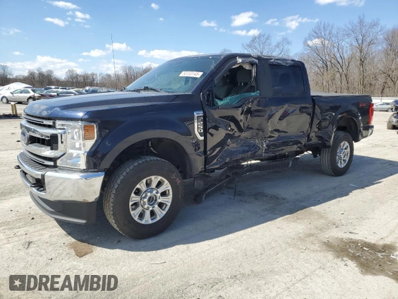 2021 Ford Super Duty F-250 SRW XL with VIN 1FT7W2BN3MEC29069, listed as a Copart auction lot 50493145 with 34,326 mi miles and Salvage Title. Bid and sale history available at carsss.com. Image 1.