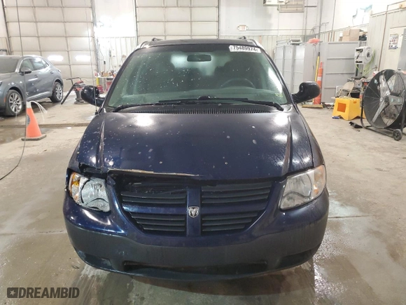 2005 Dodge Caravan SE with VIN 1D4GP25R75B395645, listed as a Copart auction lot 75489974 with 93,876 mi miles and Salvage Title. Bid and sale history available at carsss.com. Image 5.