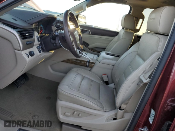 2017 GMC Yukon Denali with VIN 1GKS1CKJ1HR289530, listed as a Copart auction lot 85644374 with 131,614 mi miles and Salvage Title. Bid and sale history available at carsss.com. Image 7.