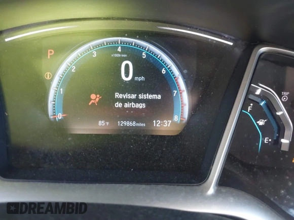 2016 Honda Civic EX-L with VIN 19XFC1F72GE044319, listed as a IAAI auction lot 41823220 with 129,868 mi miles and . Bid and sale history available at DreamBid. Image 7.