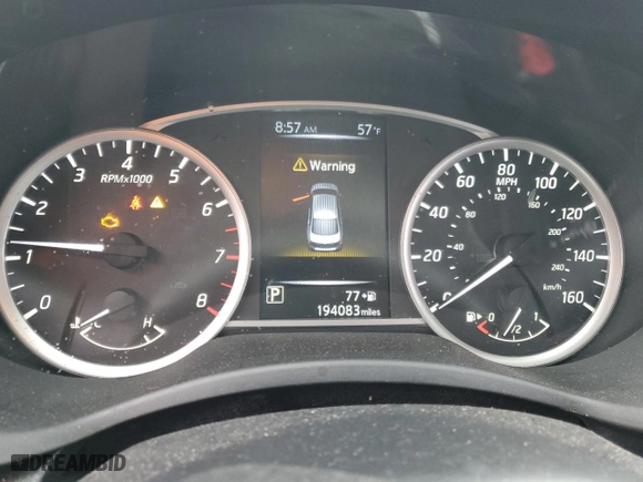 2016 Nissan Sentra SL with VIN 3N1AB7APXGY229307, listed as a Copart auction lot 47130555 with 194,083 mi miles and Clean Title. Bid and sale history available at carsss.com. Image 9.