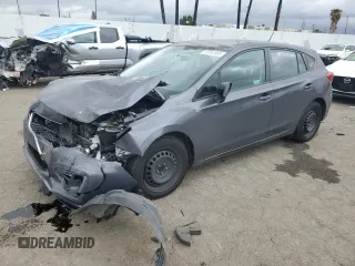 2018 Subaru Impreza with VIN 4S3GTAA64J3707522, listed as a Copart auction lot 53552955 with 49,652 mi miles and Salvage Title. Bid and sale history available at carsss.com. Image 1.