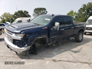 2022 Chevrolet Silverado 3500HD LTZ with VIN 2GC4YUEY0N1204440, listed as a Copart auction lot 79174864 with 27,414 mi miles and Salvage Title. Bid and sale history available at DreamBid. Image 1.
