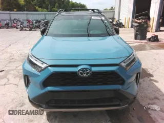 2023 Toyota RAV4 Hybrid XSE with VIN 2T3E6RFV6PW038320, listed as a Copart auction lot 46690615 with Not provided miles and Salvage title. Bid and sale history available at DreamBid. Image 5.