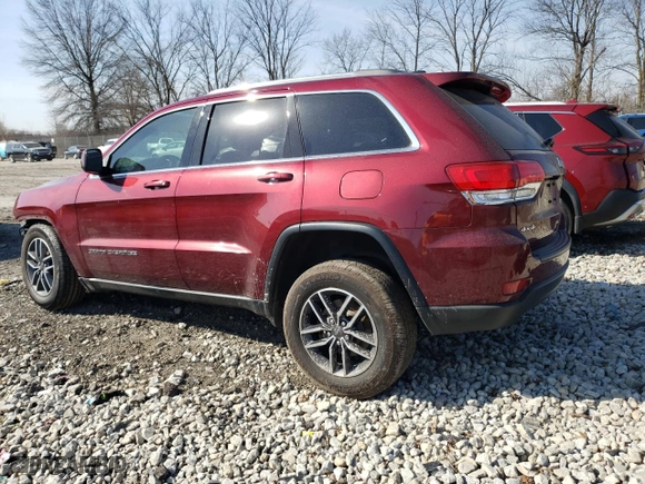 2019 Jeep Grand Cherokee Laredo E with VIN 1C4RJFAG5KC791761, listed as a Copart auction lot 48319065 with 48,187 mi miles and Salvage Title. Bid and sale history available at carsss.com. Image 2.