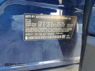 2018 BMW X2 xDrive28i z VIN WBXYJ5C39JEF79406, wystawiony jako Copart lot #50515265 z przebiegiem 63 096 mil mil oraz Szkody całkowita. Historia ofert i sprzedaży dostępna na DreamBid. Obrazek 15.