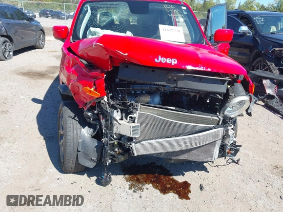 2018 Jeep Renegade Altitude with VIN ZACCJBBB0JPJ53636, listed as a IAAI auction lot 41859778 with 35,356 mi miles and . Bid and sale history available at DreamBid. Image 6.
